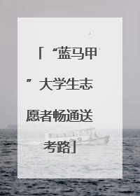 “蓝马甲”大学生志愿者畅通送考路