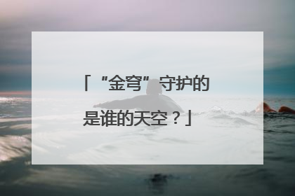 “金穹”守护的是谁的天空？