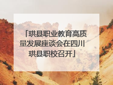 珙县职业教育高质量发展座谈会在四川珙县职校召开