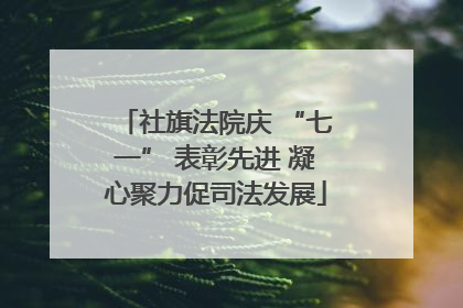 社旗法院庆 “七一” 表彰先进 凝心聚力促司法发展