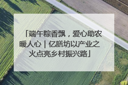 端午粽香飘，爱心助农暖人心｜亿膳坊以产业之火点亮乡村振兴路