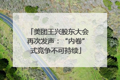 美团王兴股东大会再次发声：“内卷”式竞争不可持续
