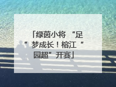 绿茵小将 “足”梦成长！榕江“园超”开赛