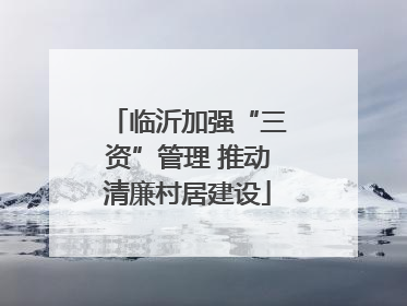 临沂加强“三资”管理 推动清廉村居建设