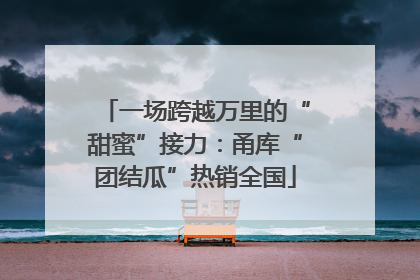 一场跨越万里的“甜蜜”接力：甬库“团结瓜”热销全国