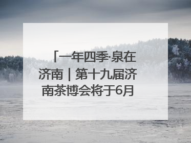 一年四季·泉在济南｜第十九届济南茶博会将于6月20日开幕