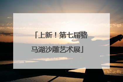 上新！第七届骆马湖沙雕艺术展