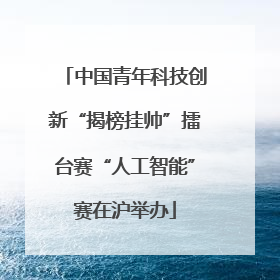 中国青年科技创新“揭榜挂帅”擂台赛“人工智能”赛在沪举办