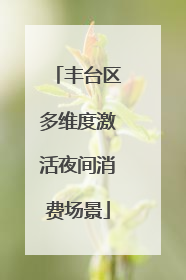 丰台区多维度激活夜间消费场景