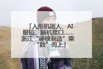 人形机器人、AI眼镜、脑机接口……浙江“硬核制造”乘“数”而上