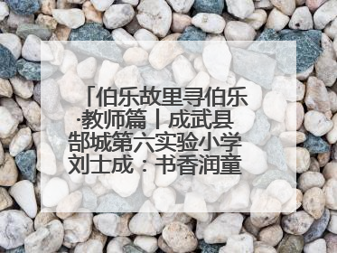 伯乐故里寻伯乐·教师篇丨成武县郜城第六实验小学刘士成：书香润童年 阳光育新人