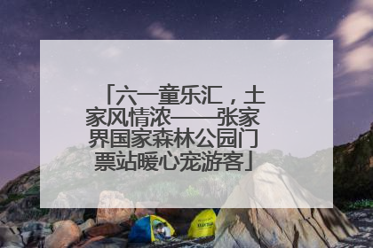 六一童乐汇，土家风情浓——张家界国家森林公园门票站暖心宠游客