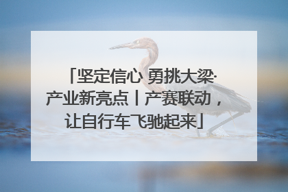 坚定信心 勇挑大梁·产业新亮点丨产赛联动，让自行车飞驰起来