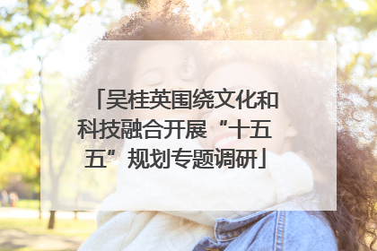 吴桂英围绕文化和科技融合开展“十五五”规划专题调研