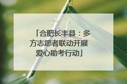 合肥长丰县：多方志愿者联动开展爱心助考行动