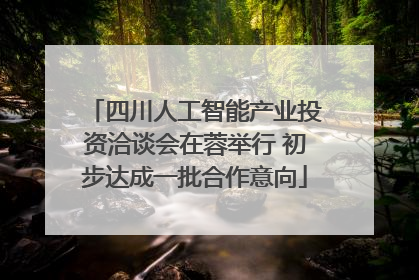 四川人工智能产业投资洽谈会在蓉举行 初步达成一批合作意向
