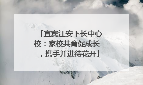 宜宾江安下长中心校：家校共育促成长，携手并进待花开