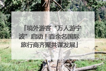 境外游客“万人游宁波”启动！百余名国际旅行商齐聚共谋发展