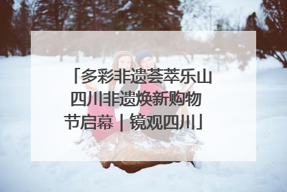 多彩非遗荟萃乐山 四川非遗焕新购物节启幕｜镜观四川