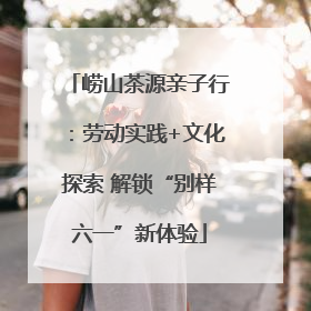 崂山茶源亲子行：劳动实践+文化探索 解锁“别样六一”新体验