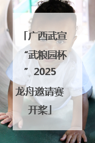 广西武宣“武粮园杯”2025龙舟邀请赛开桨