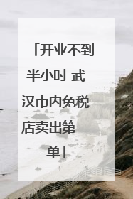 开业不到半小时 武汉市内免税店卖出第一单
