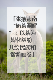 张掖肃南“奶茶调解”：以茶为媒化纠纷 共绘民族和谐新画卷