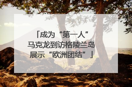 成为“第一人” 马克龙到访格陵兰岛展示“欧洲团结”