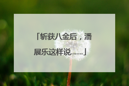 斩获八金后，潘展乐这样说……