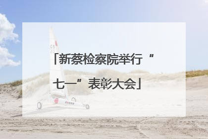 新蔡检察院举行“七一”表彰大会