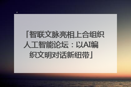 智联文脉亮相上合组织人工智能论坛：以AI编织文明对话新纽带