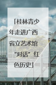 桂林青少年走进广西省立艺术馆“对话”红色历史