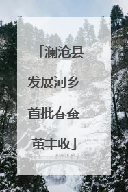 澜沧县发展河乡首批春蚕茧丰收