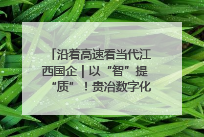 沿着高速看当代江西国企｜以“智”提“质”！贵冶数字化转型迈出新步伐