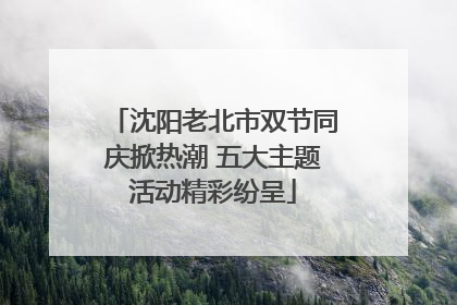 沈阳老北市双节同庆掀热潮 五大主题活动精彩纷呈