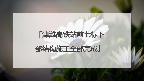 津潍高铁站前七标下部结构施工全部完成
