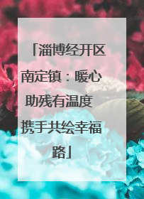 淄博经开区南定镇：暖心助残有温度 携手共绘幸福路