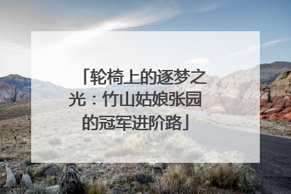轮椅上的逐梦之光：竹山姑娘张园的冠军进阶路