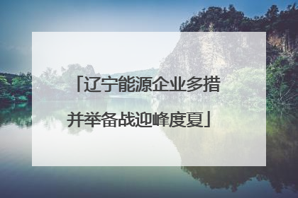 辽宁能源企业多措并举备战迎峰度夏