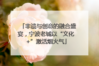 非遗与创意的融合盛宴，宁波老城以“文化+”激活烟火气