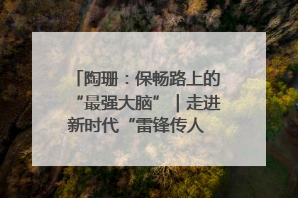 陶珊：保畅路上的“最强大脑”｜走进新时代“雷锋传人 长沙榜样”