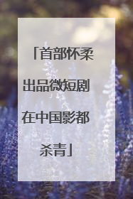 首部怀柔出品微短剧在中国影都杀青
