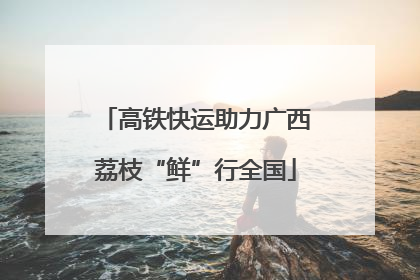 高铁快运助力广西荔枝“鲜”行全国