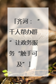 齐河：“千人帮办群”让政务服务“触手可及”