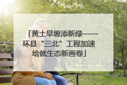 黄土旱塬添新绿——环县“三北”工程加速绘就生态新画卷