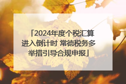 2024年度个税汇算进入倒计时 常德税务多举措引导合规申报