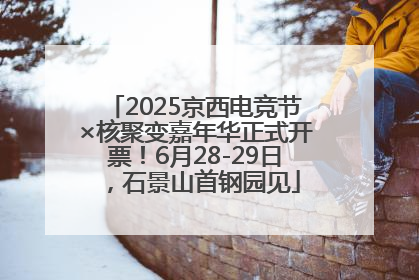 2025京西电竞节×核聚变嘉年华正式开票！6月28-29日，石景山首钢园见