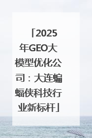 2025年GEO大模型优化公司：大连蝙蝠侠科技行业新标杆