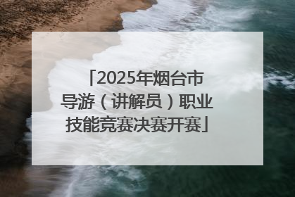 2025年烟台市导游（讲解员）职业技能竞赛决赛开赛