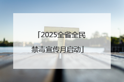 2025全省全民禁毒宣传月启动